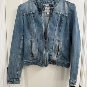 GUESS Women's Blue Denim Jacket